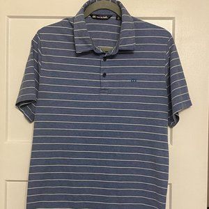 Travis Matthew Stripe Short Sleeve Performance Polo